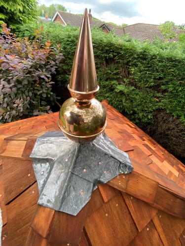 Copper roof finial various - copper,