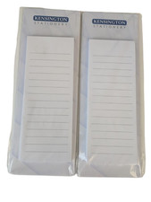 2 x Magnetic Shopping List Memo Pad for Fridge 50 Sheets