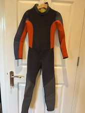 Decathlon- Tribord Full Wetsuit -  Blue/Orange (Size 12 year)