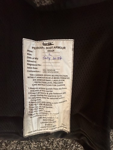 Security stab vest - stab,