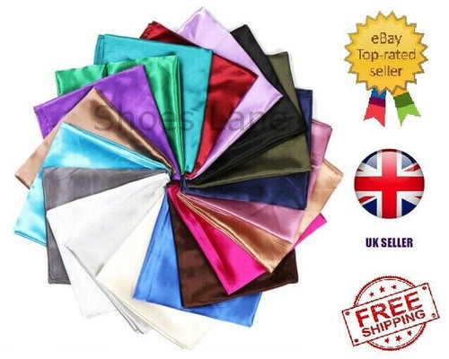 Satin solid plain hijab silk - satin,