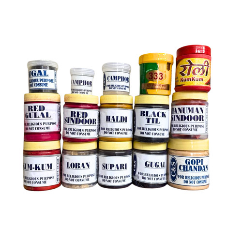 Indian hindu pooja powders - indian,