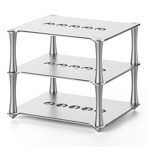 Hifi stand aluminum - aluminum, desktop