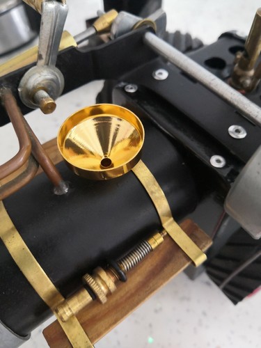 24mm dia brass like metal