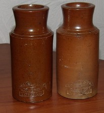 2 ANTIQUE SALTGLAZE STONEWARE
