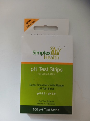 Simplex health test strips - ph,