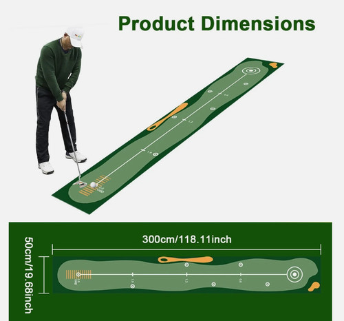 Adjustable golf putting mat - golf,