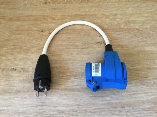 Adapter cable schuko plug - schuko,