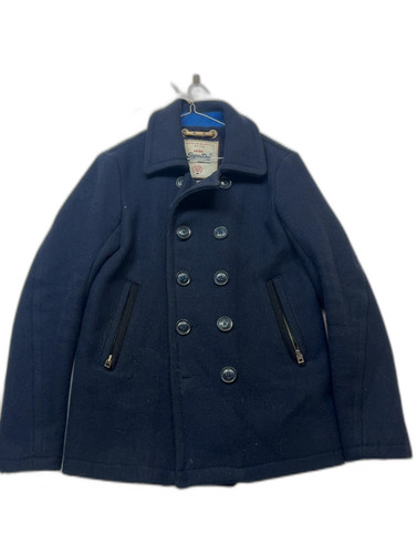 Superdry blue wool pea - superdry,