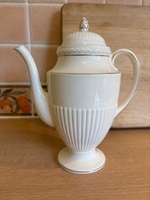 Wedgwood Of Etruria & Barlaston Coffee Pot  - Edme - Gold Trim