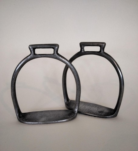 Antique rocking horse stirrups - rocking,
