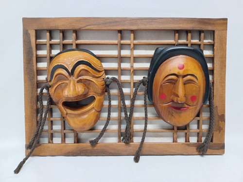 Rare hand carved hahoe - rare, 3d