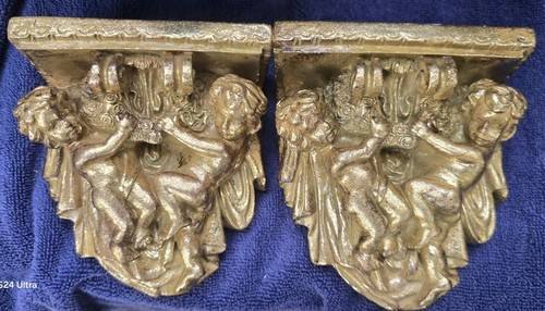 Small pair gold - gold, guilded
