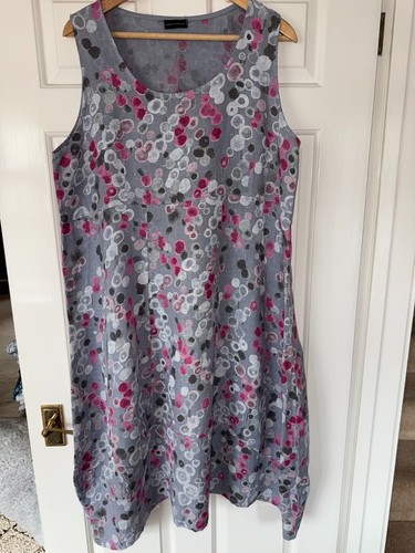 Luca vanucci dress large grey - luca,