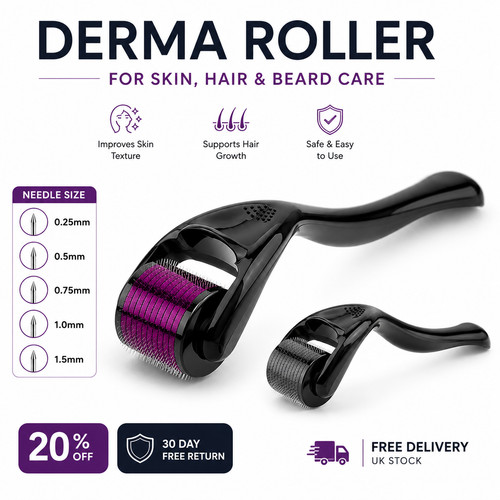 Derma roller 540 micro needle - roller,