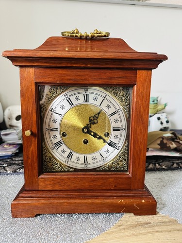 Mantel clock with franz hermle - mantel,