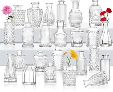 Glass Bud Vase Set 24, Small