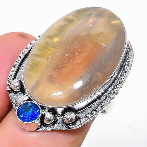 Fluorite blue topaz gemstone - topaz,
