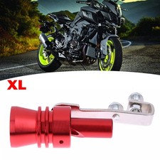 Red Car Exhaust Pipe Oversized