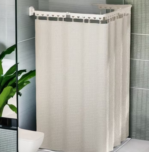 Shower curtain pole - curtain, pole,