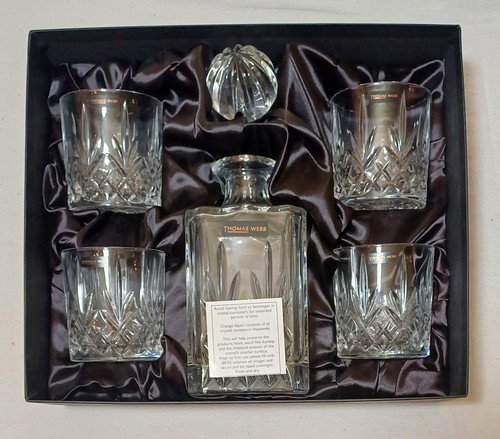 Thomas webb set decanter - thomas, &