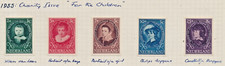 Netherlands 1955 Child Welfare Fund - Willem van Loon (D. Dircks) set of 5, MH