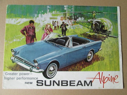 Sunbeam alpine sports car - sunbeam,