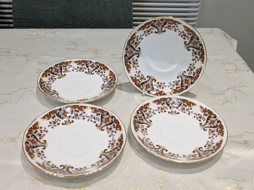 Colclough bone china saucers - colclough,