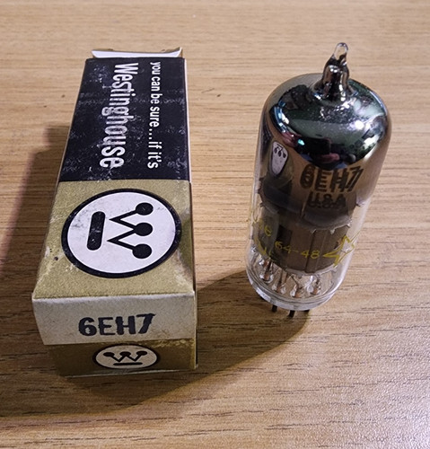 6eh7 westinghouse pentode - 6eh7,, westinghouse,