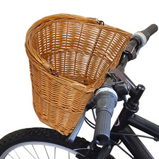 Wicker Bike Bicycle Basket Shopping Basket Cycle Shopping With Handle