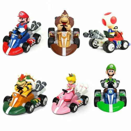 6pcs set super mario kart - super,