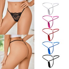 5 Pack Womens Micro G-String Micro Thongs Underwear Sexy Thong Knickers Panties
