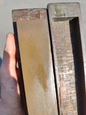 FINE Natural OILSTONE SHARPENING Oil Stone HONE Nice Box 