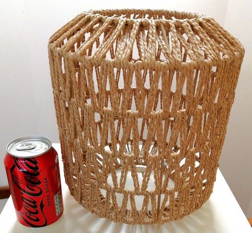 Rattan lampshade new - rattan,