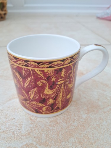 Wedgwood burgundy brocade mug - wedgwood,
