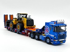 Scania 164 lowloader ramps + CAT 966M wheel loader "Doesburg" WSI truck models