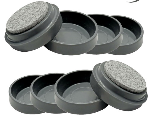 Grey castor cups chair - chair, sofa