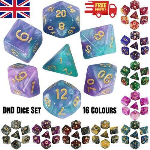 7pc dnd dice set - dice,