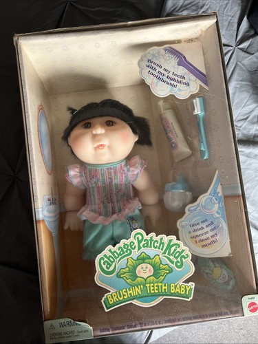 Cabbage patch brushin teeth - patch, brushin’