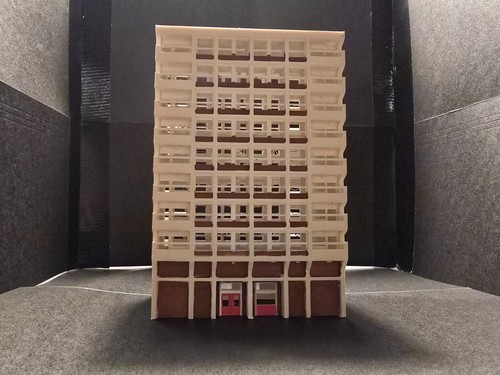 Gauge 1950 tower block - 1950's,