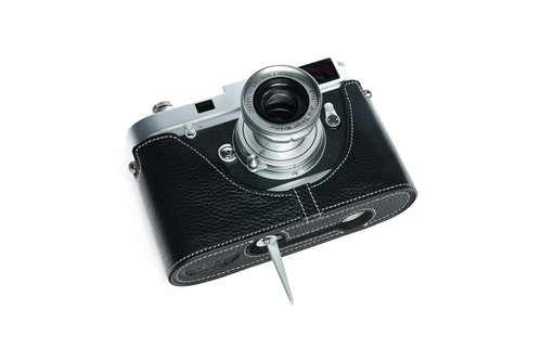 Real leather half - leather, camera