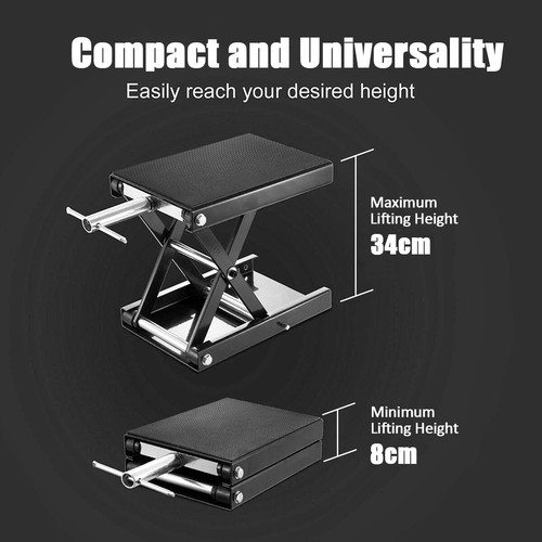 Black motorbike lift - black,