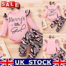 3Pcs Newborn Baby Girl Clothes