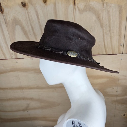 Jacaru leather hat - jacaru, swagman