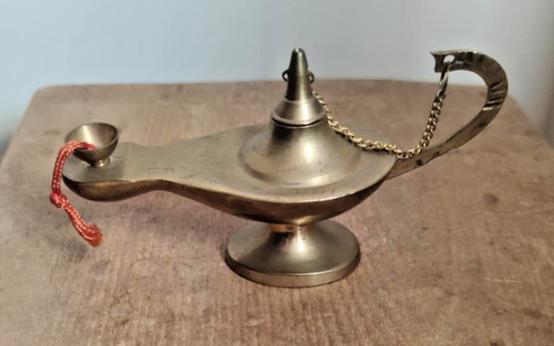 Aladin genie oil lamps - lamps, 5.5''