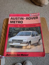 Autodata Austin-rover Metro Maintenance Book