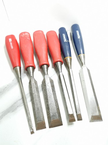 6pcs vintage bevel chisel - vintage,