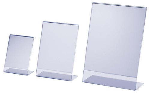 Acrylic poster menu holder - acrylic,