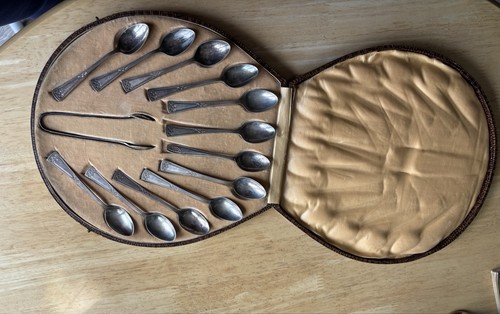 Teaspoon set silver - , plated