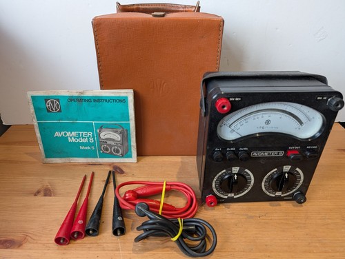 Avometer model 5 vintage - model, 8